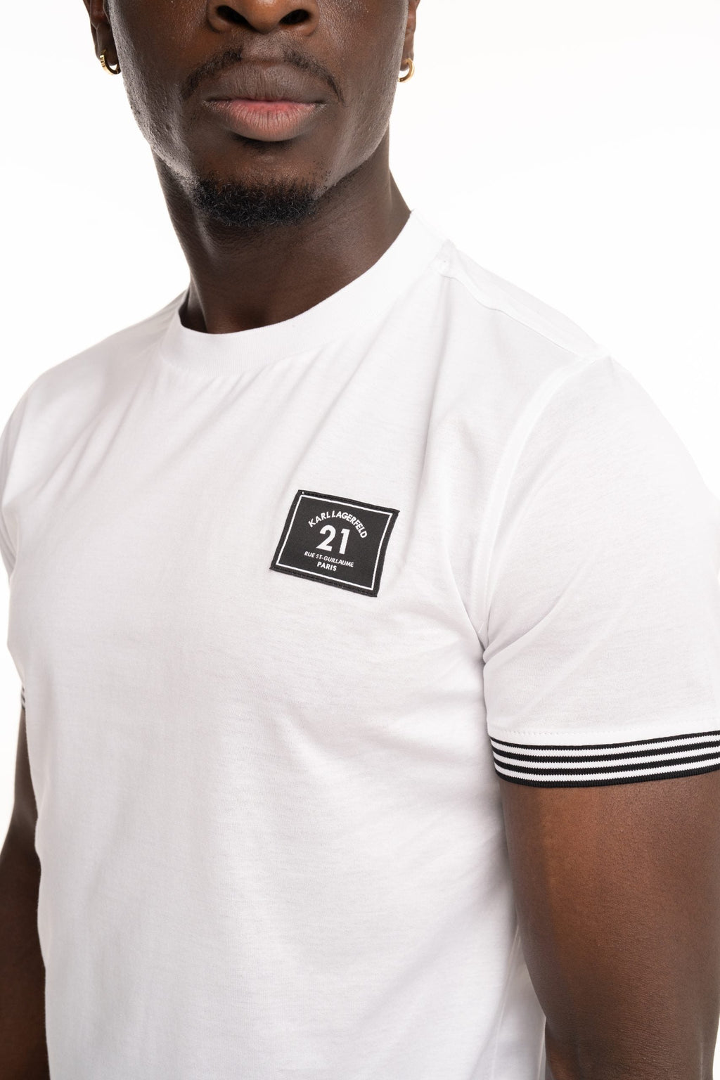 Karl Lagerfeld Men's T Shirt Crewneck White | 75500155320-10
