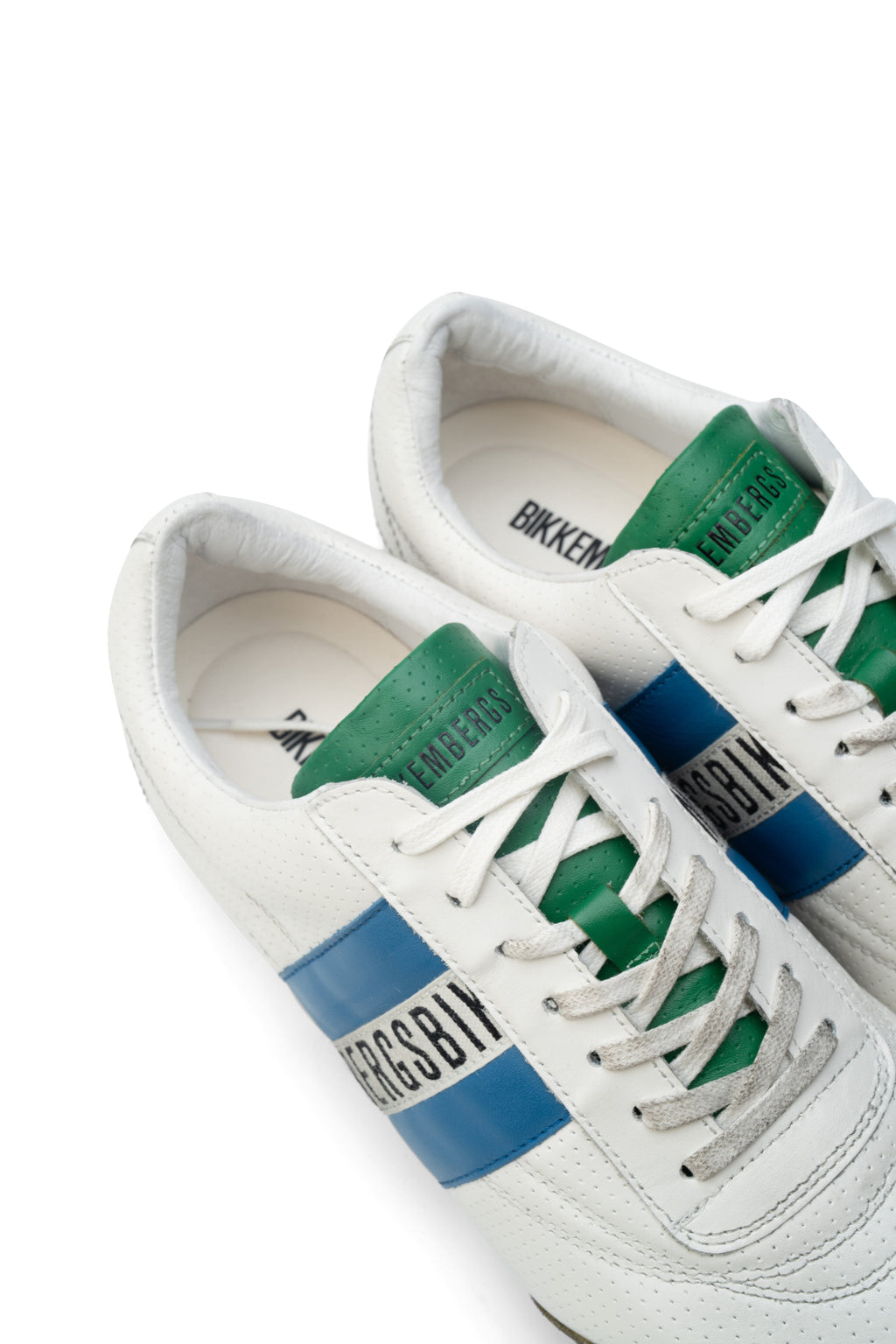 Bikkembergs Men's Shoes Calf White/Bluette | 30510-A