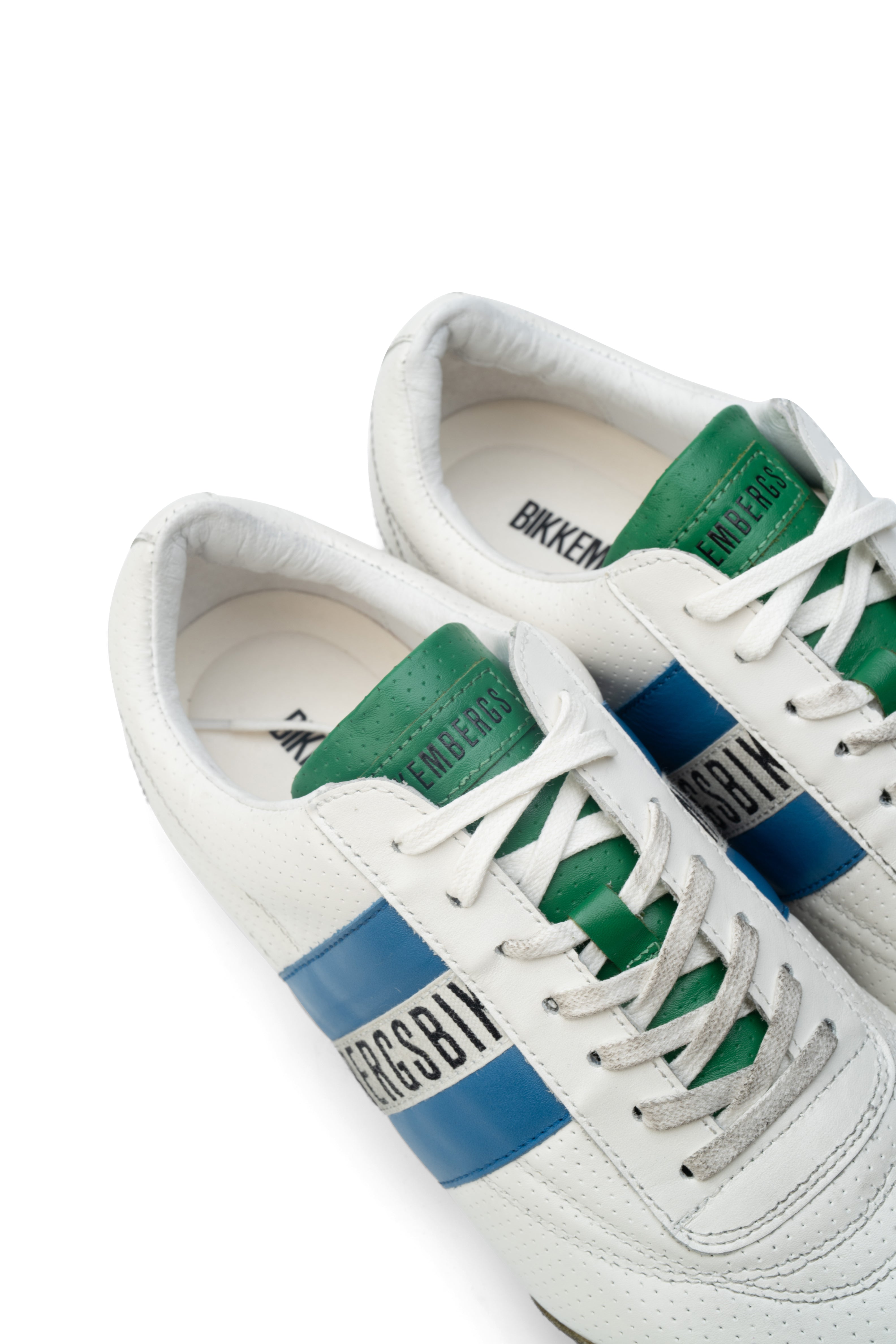 Bikkembergs Men's Shoes Calf White/Bluette | 30510-A