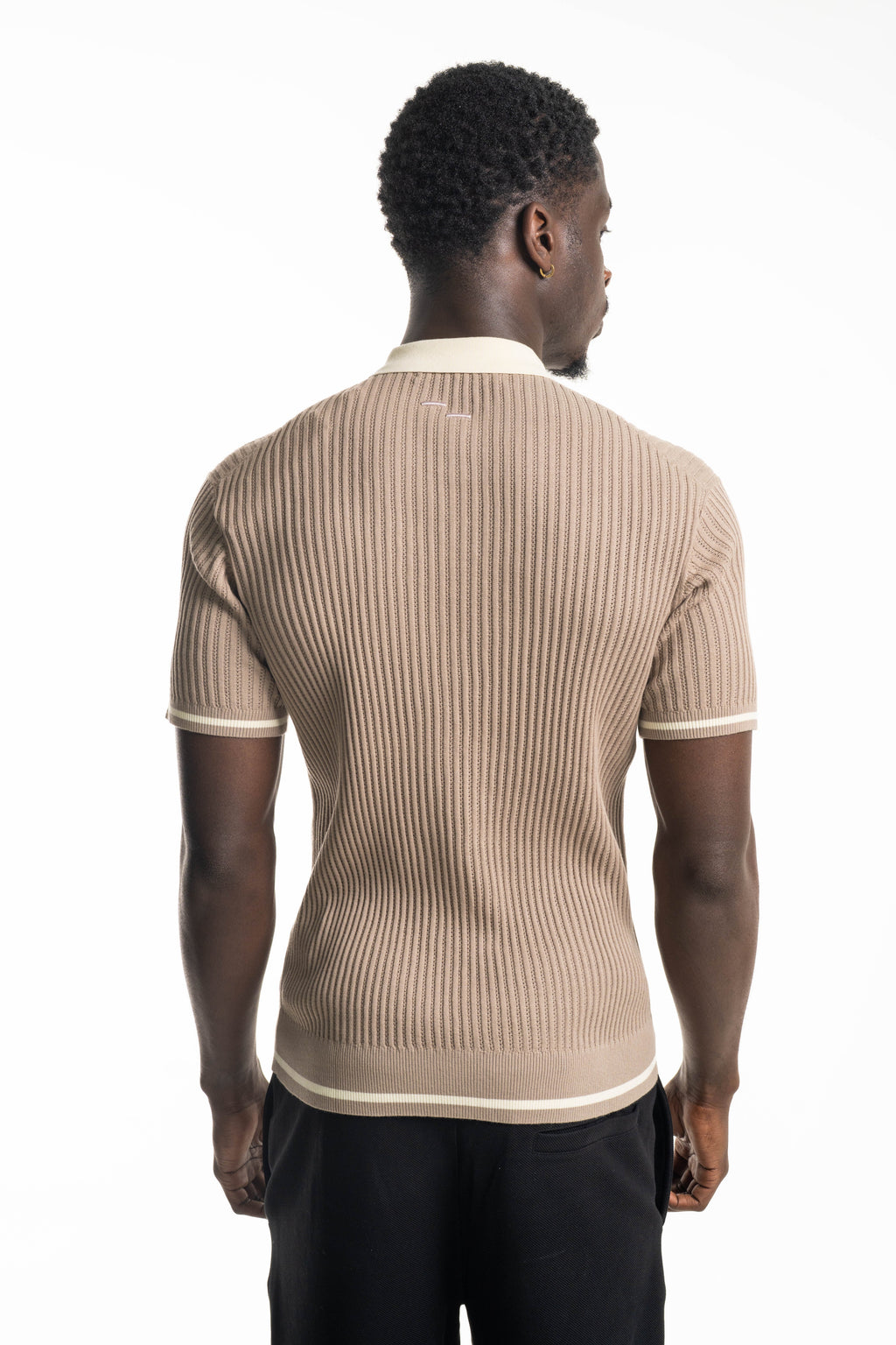 Filling Pieces Men's Fine Knit Polo Atmosphere | 422570500127-184