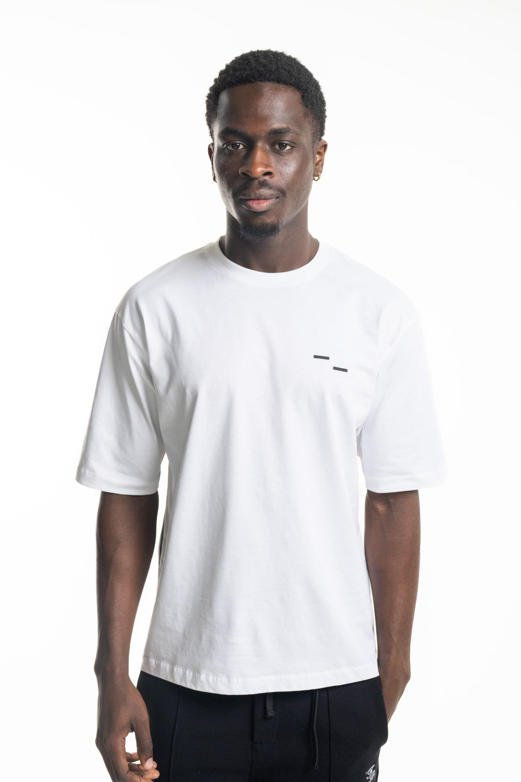 Filling Pieces Men's T Shirt Boxy Handshake Rhythm White | 422520501242-110