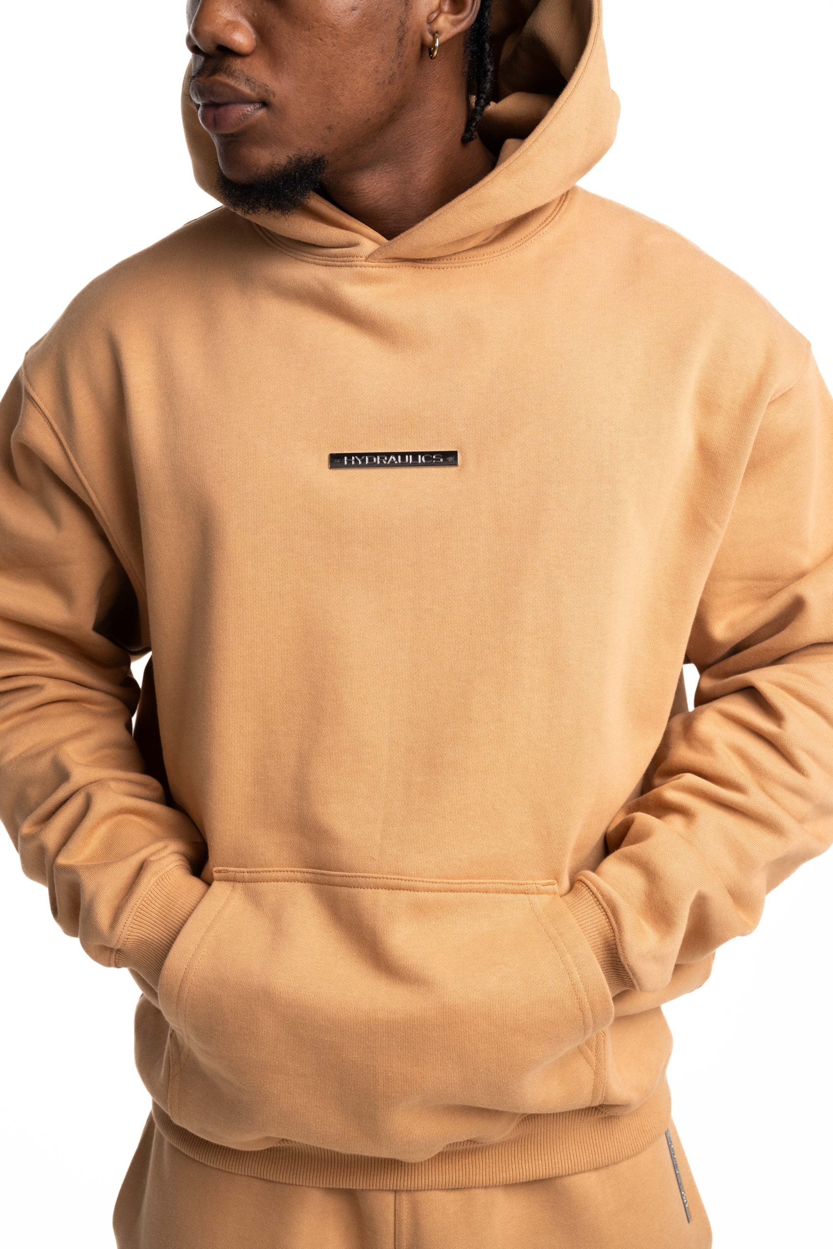 Hydraulics Steel Badge Hoodie Tan |