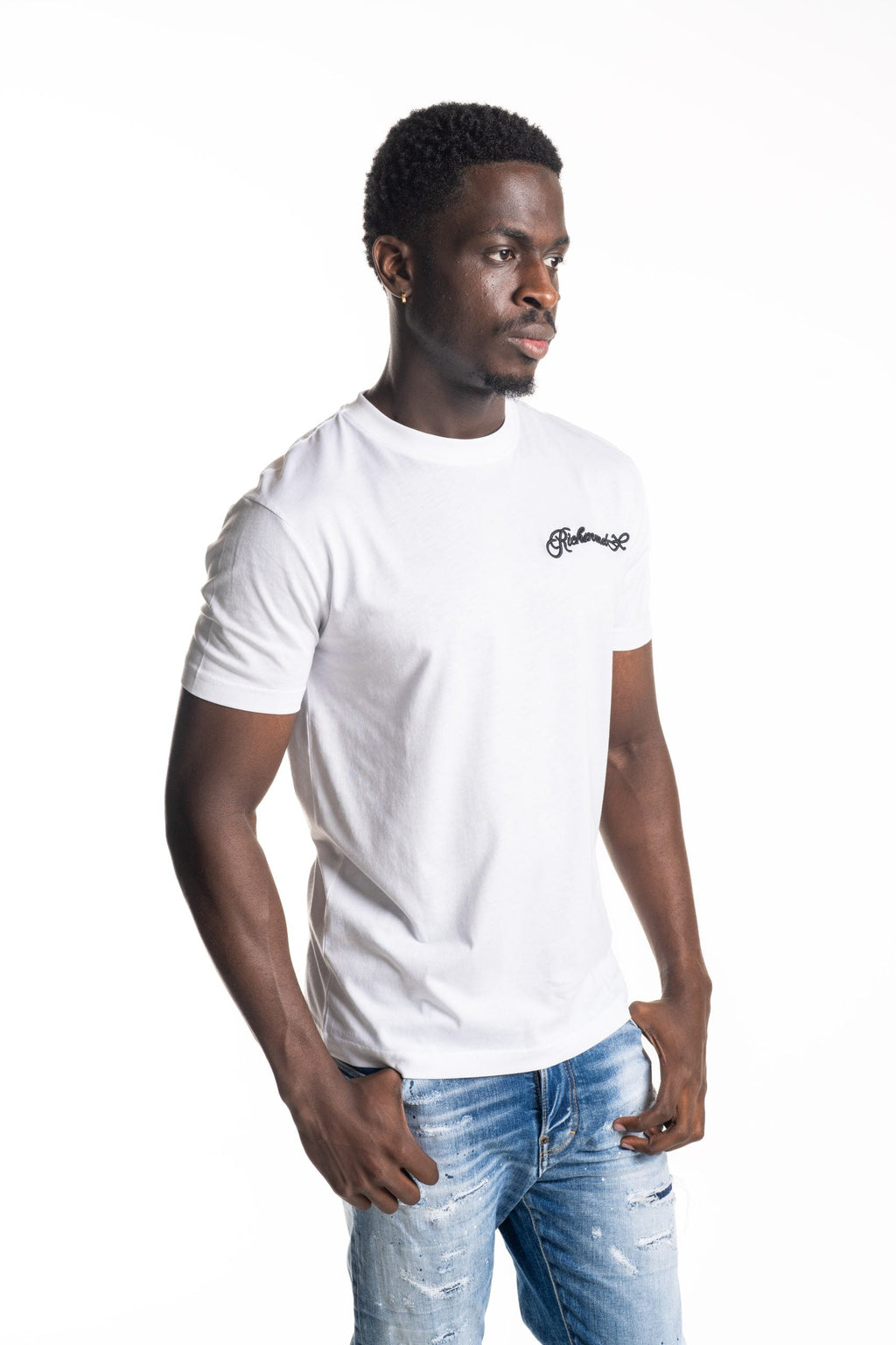 John Richmond Men's T Shirt Pemeg | UMA25456TSP8-White