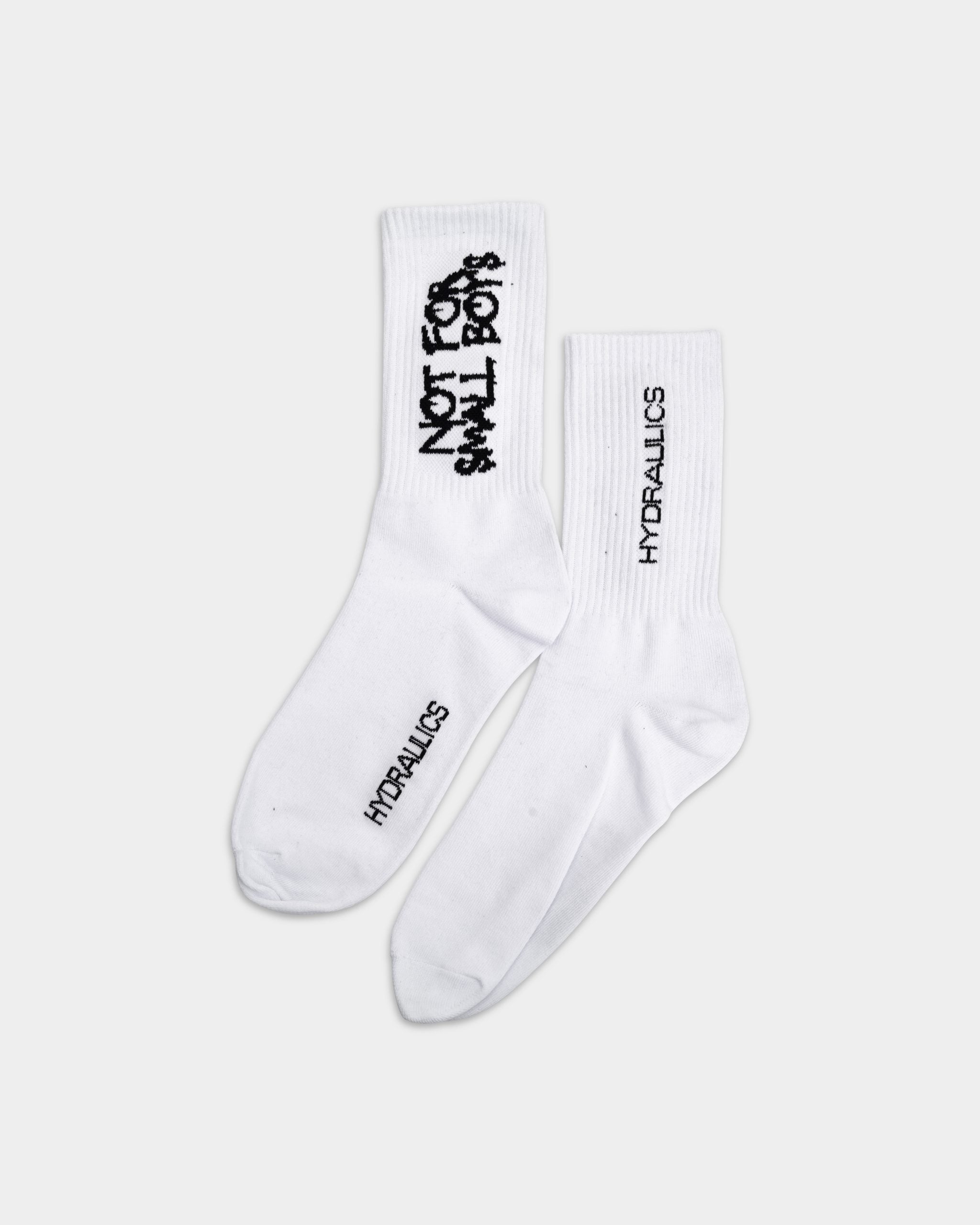 Hydraulics Not For Small Boys Men's Socks White
