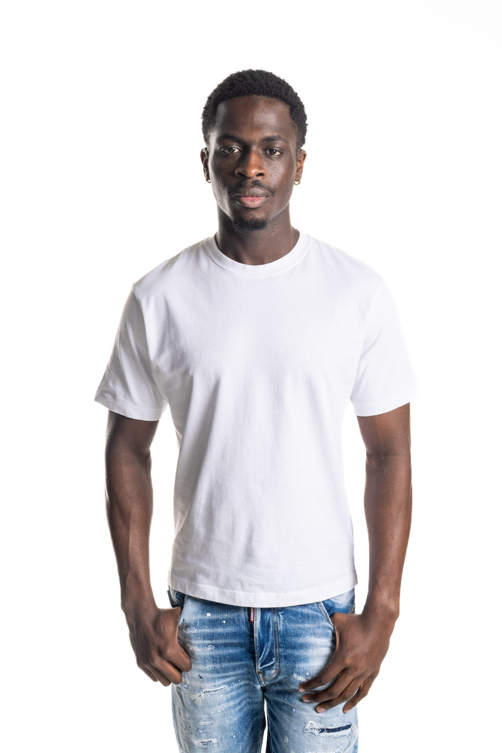 John Richmond Men's T Shirt Letlo | UMA25455TSMTL-White