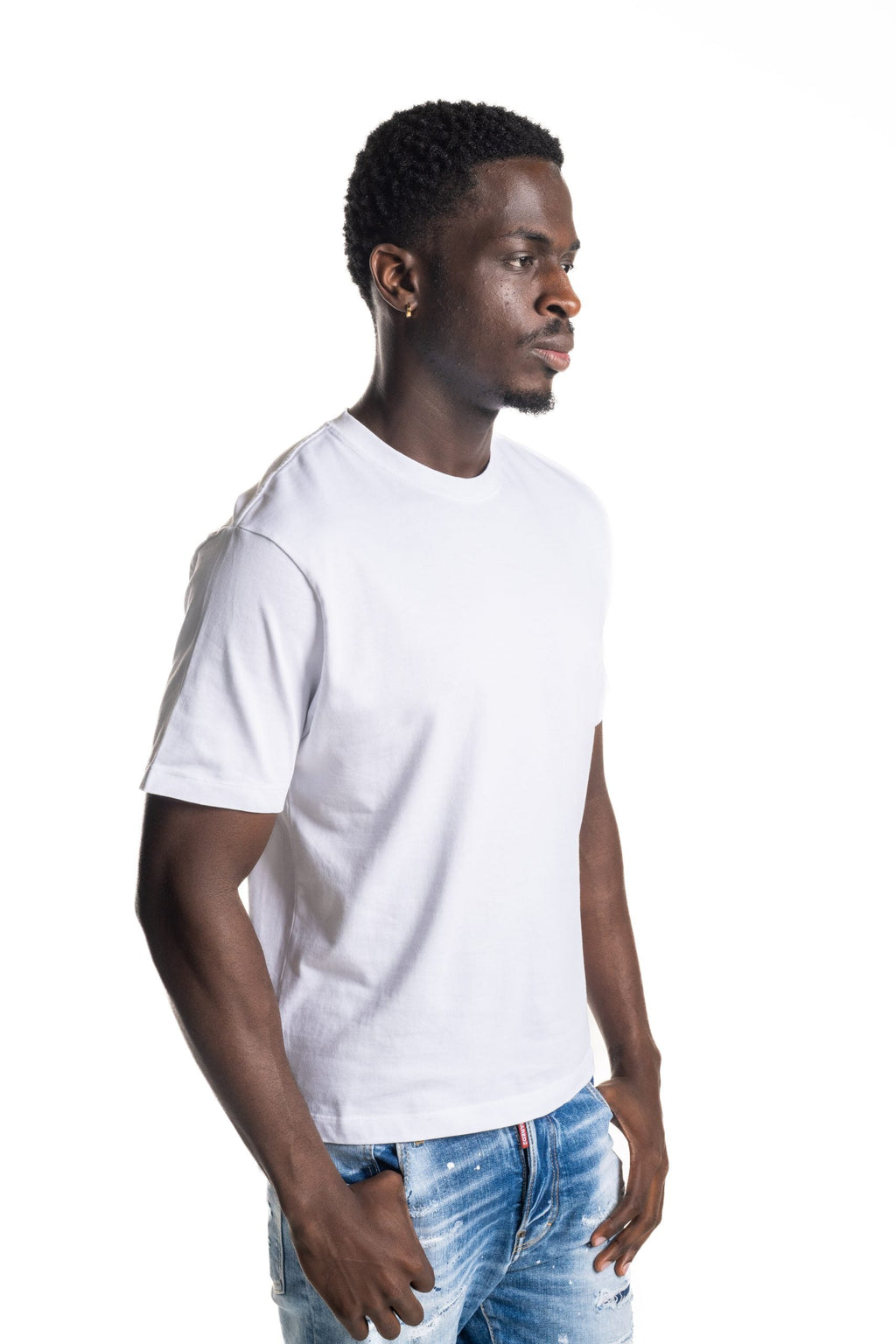 John Richmond Men's T Shirt Letlo | UMA25455TSMTL-White