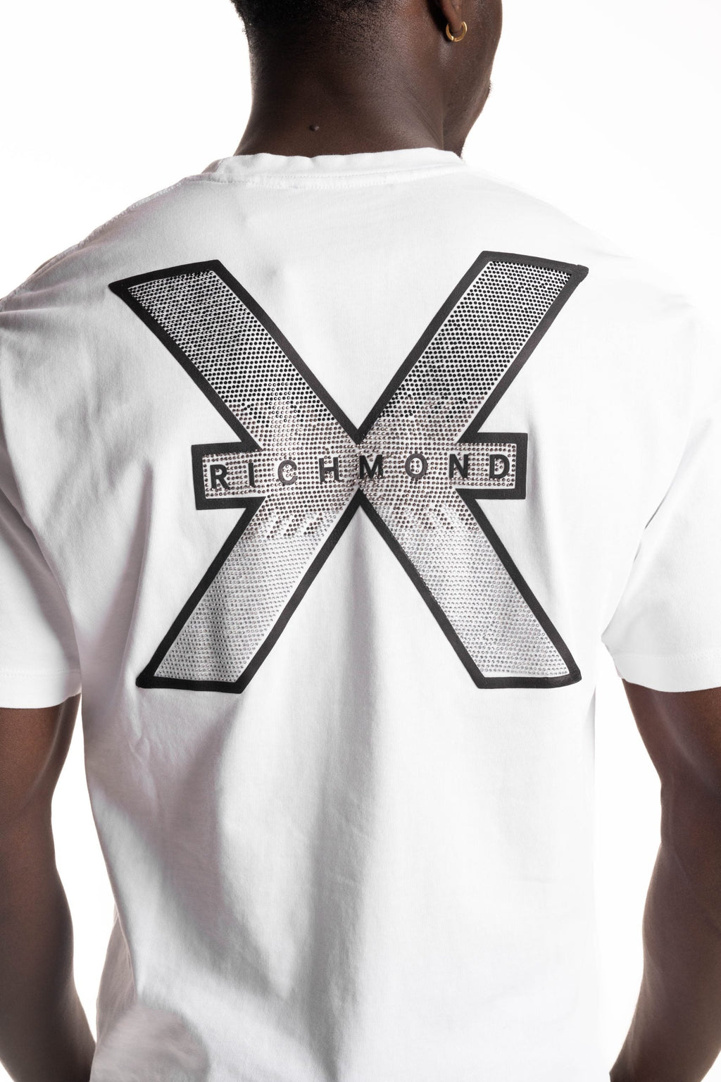 John Richmond Men's T Shirt Letlo | UMA25455TSMTL-White