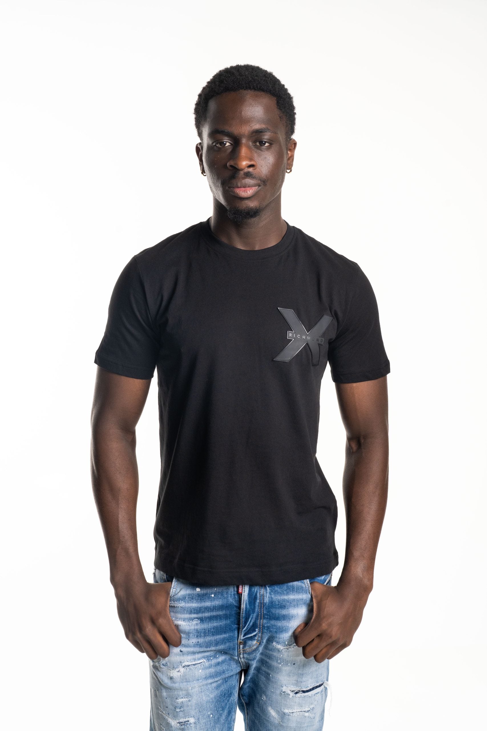 John Richmond Men's T Shirt Salah | UMA25133TSP8-Black