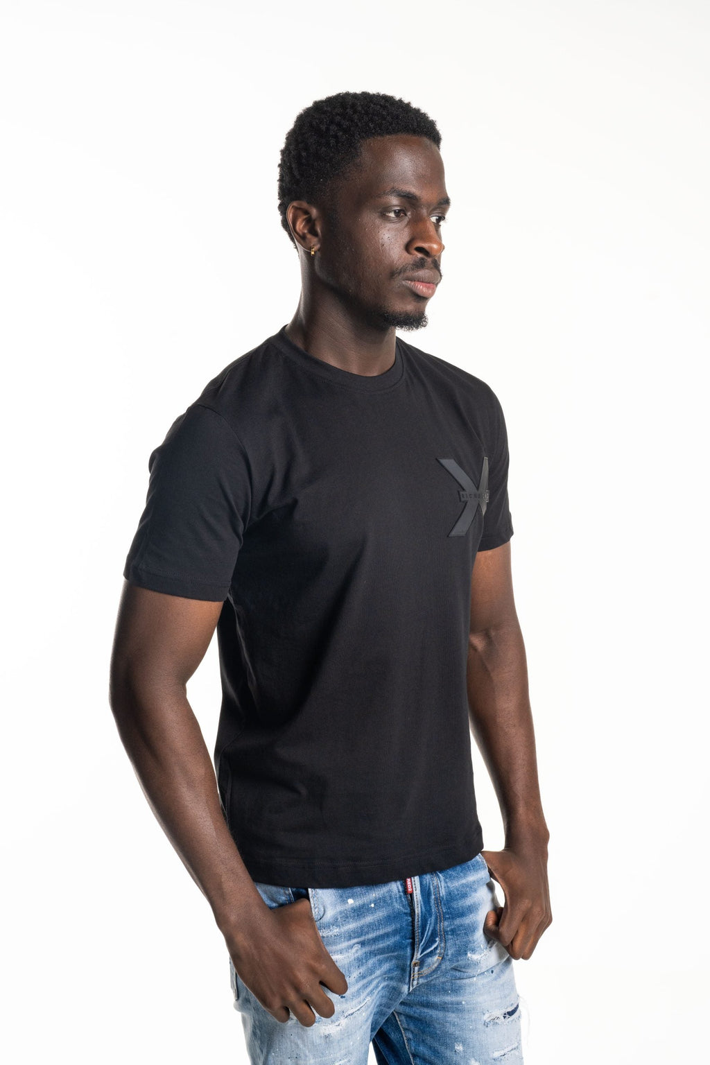 John Richmond Men's T Shirt Salah | UMA25133TSP8-Black