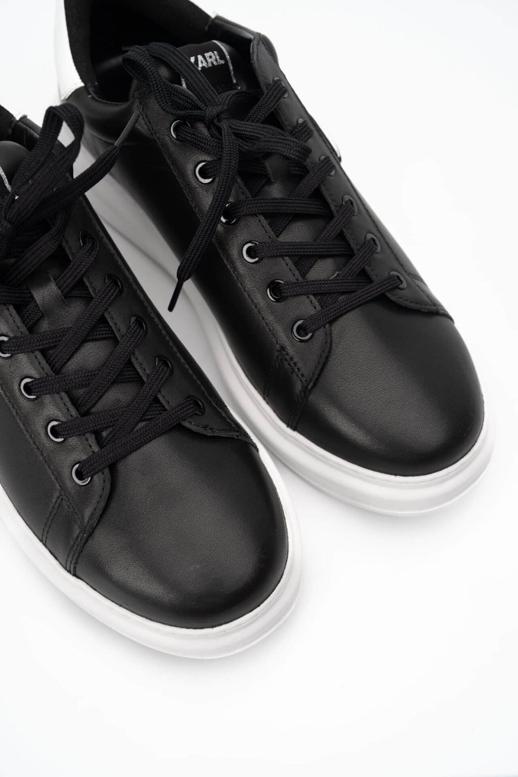 (Core) Karl Lagerfeld Men's Kapri NFT Lo Lace Sneaker Black Lthr KL52530N 000