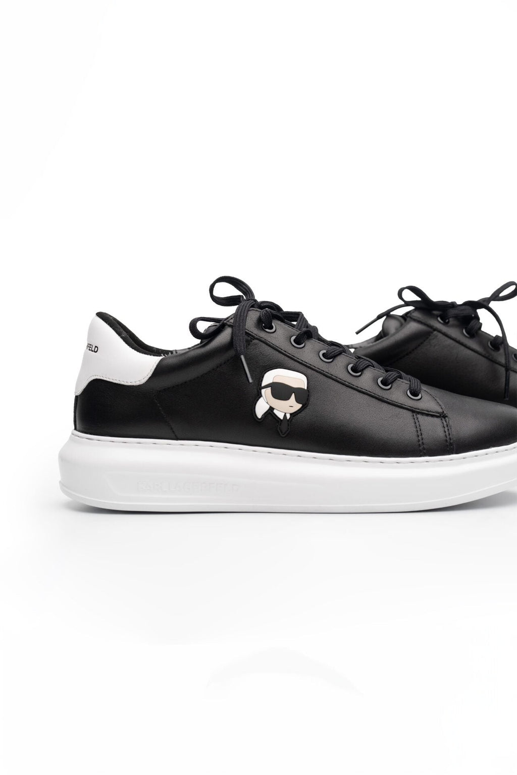 (Core) Karl Lagerfeld Men's Kapri NFT Lo Lace Sneaker Black Lthr KL52530N 000
