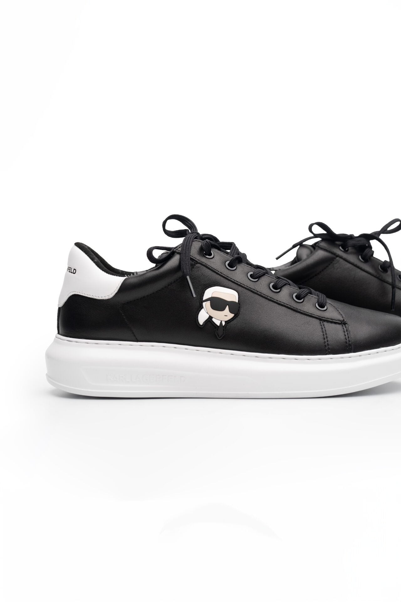 (Core) Karl Lagerfeld Men's Kapri NFT Lo Lace Sneaker Black Lthr KL52530N 000