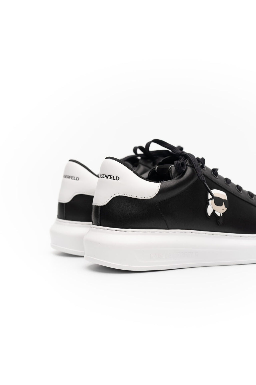 (Core) Karl Lagerfeld Men's Kapri NFT Lo Lace Sneaker Black Lthr KL52530N 000