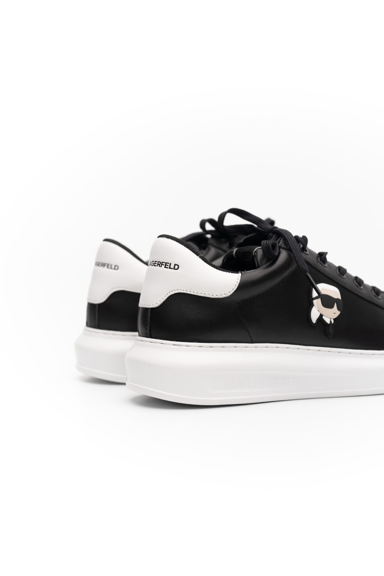 (Core) Karl Lagerfeld Men's Kapri NFT Lo Lace Sneaker Black Lthr KL52530N 000