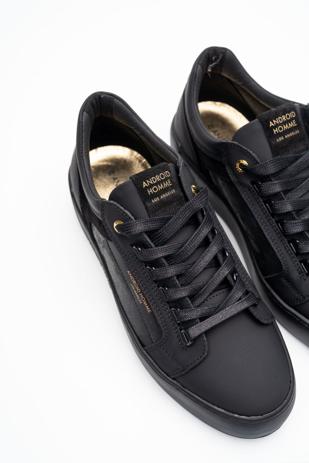 Android Homme Sneaker Venice Black Goma Camo Suede |  Ahp211-03