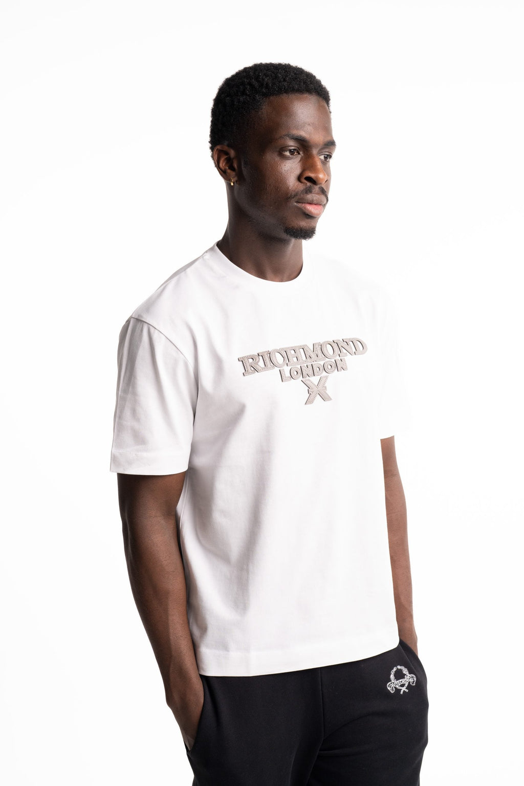John Richmond Men's Efiany T Shirt | UMA25065TSHB-White