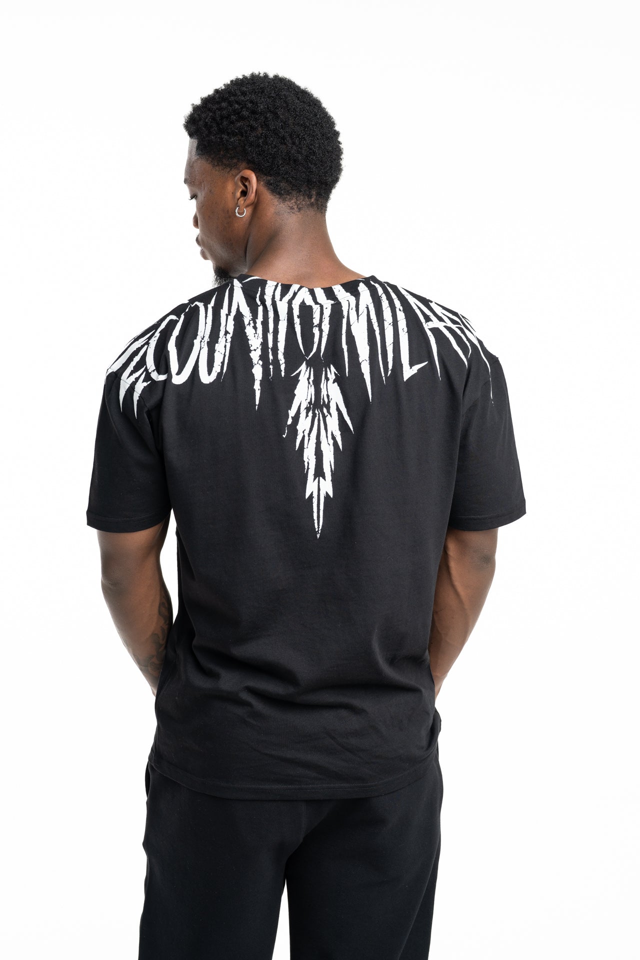 County of Milan Men's T Shirt Black | S6CMMATH003-110