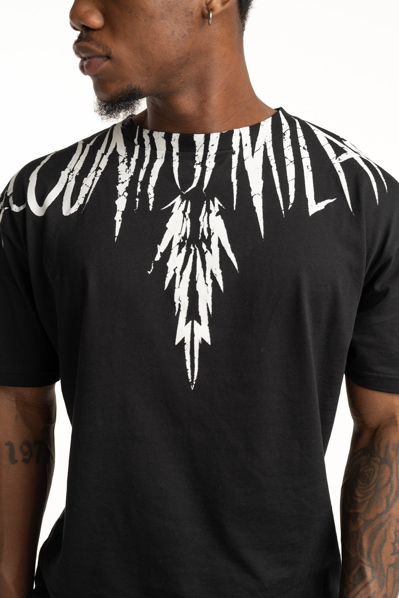 County of Milan Men's T Shirt Black | S6CMMATH003-110