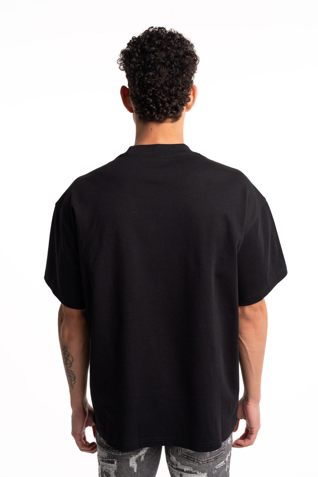 Hydraulics Chest Logo Oversized Fit T-Shirt Black