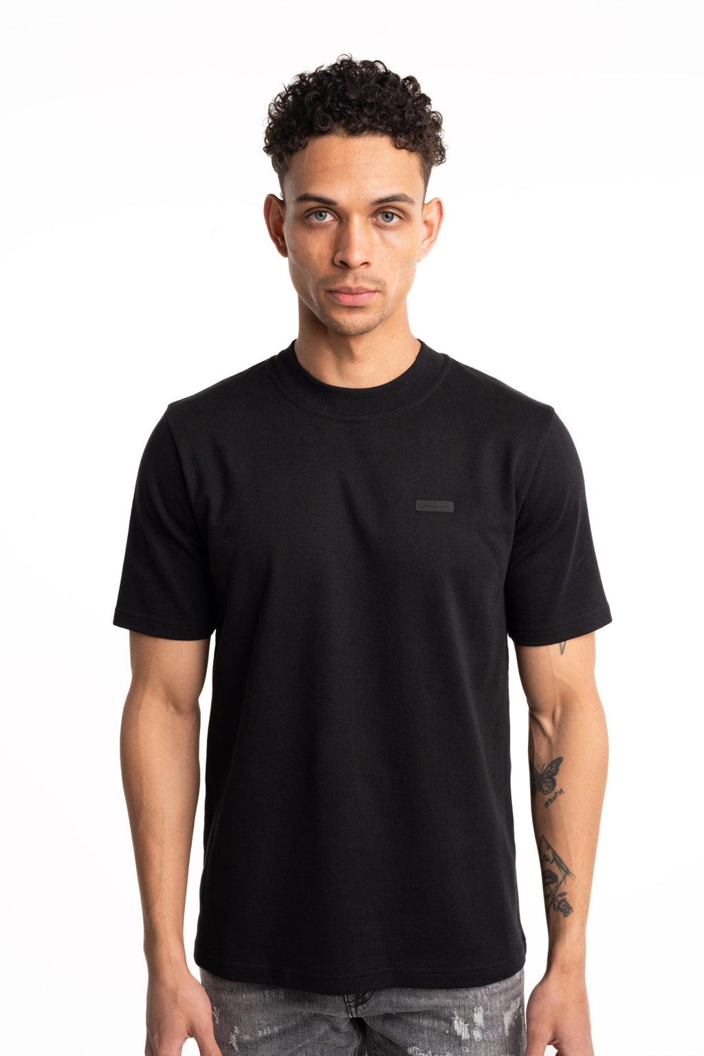 Hydraulics Chest Logo Regular Fit T-Shirt Black