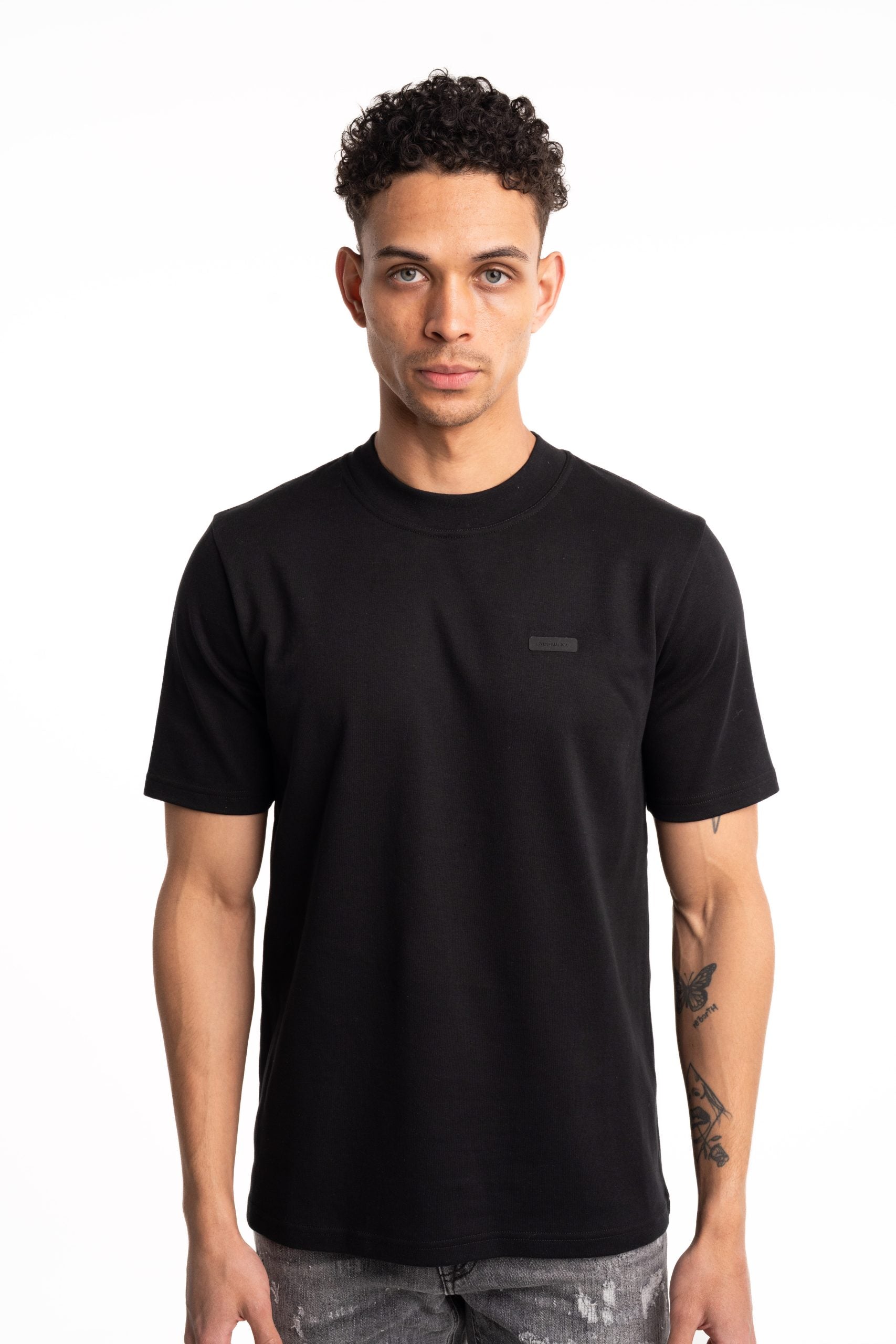 Hydraulics Chest Logo Regular Fit T-Shirt Black