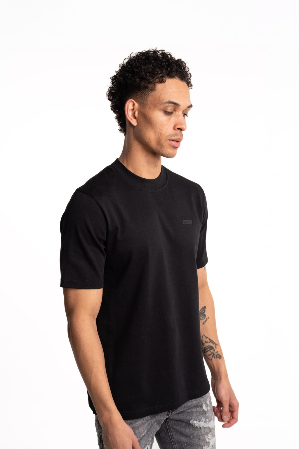 Hydraulics Chest Logo Regular Fit T-Shirt Black