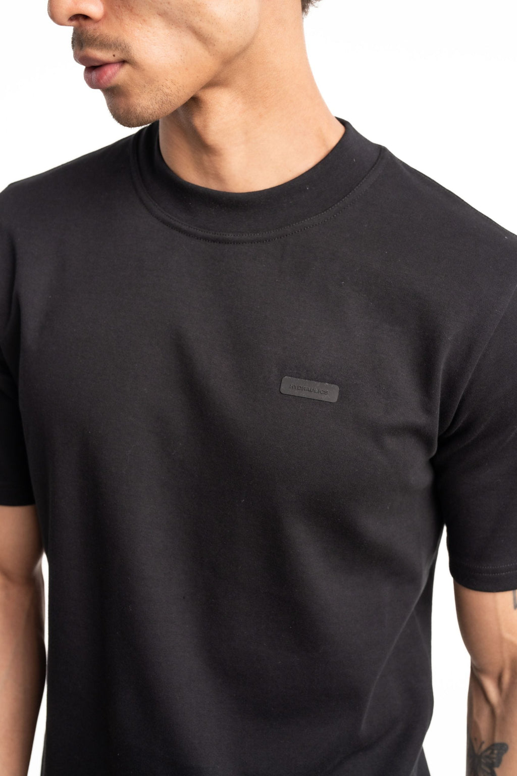 Hydraulics Chest Logo Regular Fit T-Shirt Black