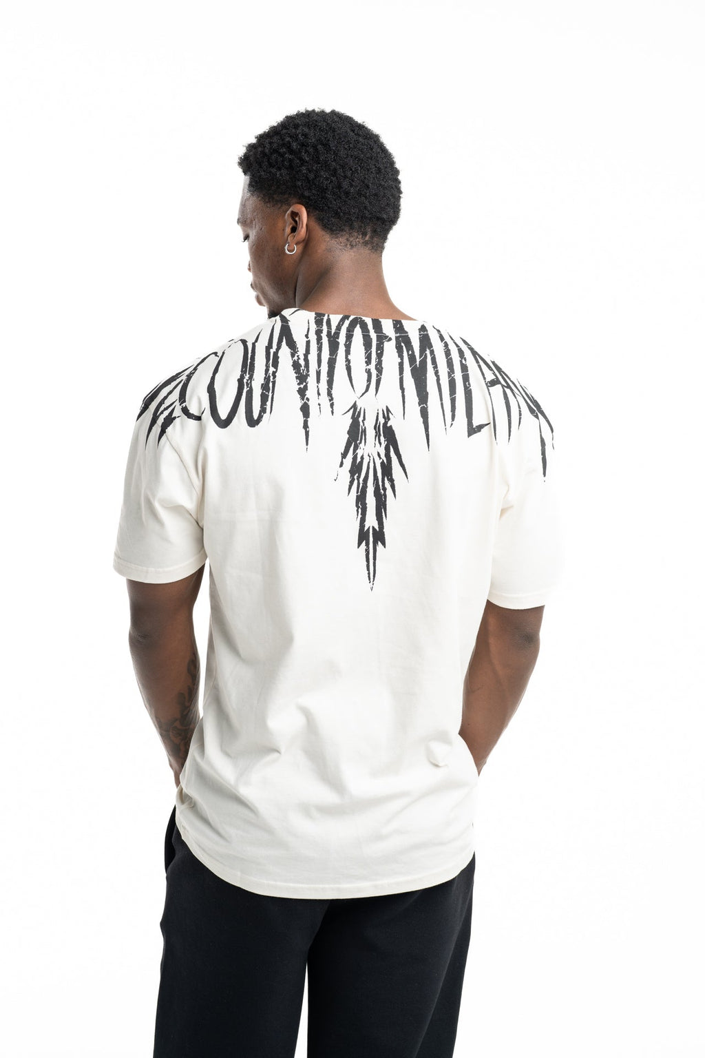 County of Milan Men's T Shirt Coconut | S6CMMATH003-412