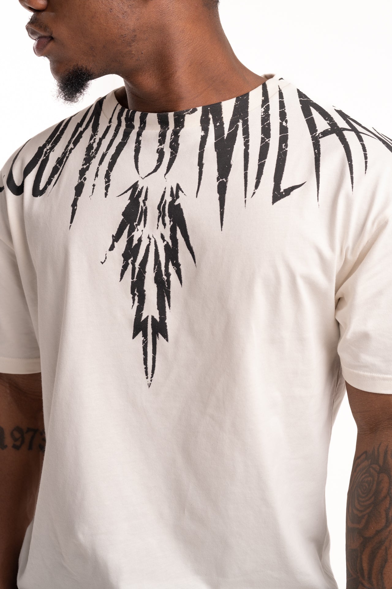 County of Milan Men's T Shirt Coconut | S6CMMATH003-412