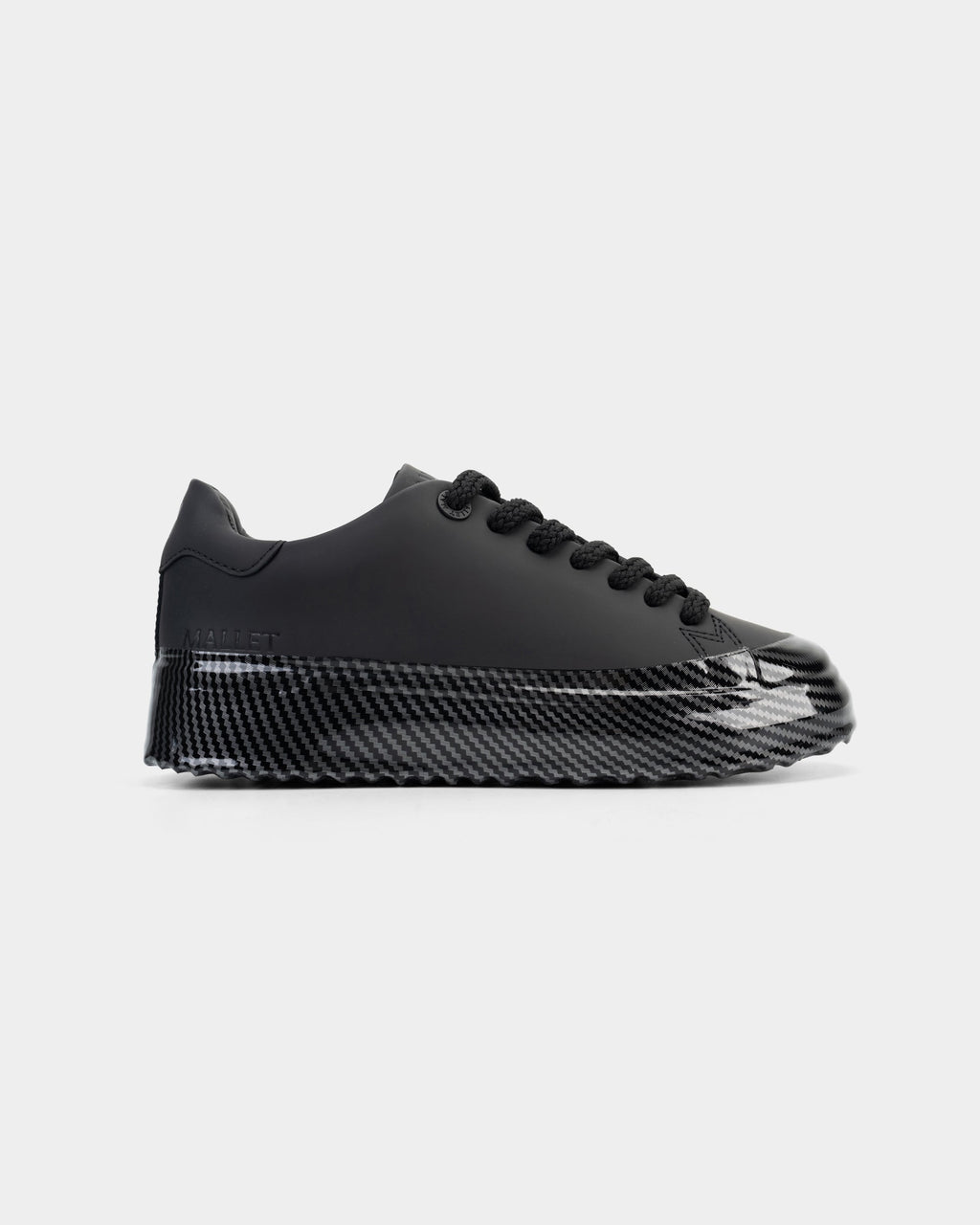 Mallet Men's GRFTR Lite Black Carbon Fibre Dip Sneaker | TE1154-CBF DIP