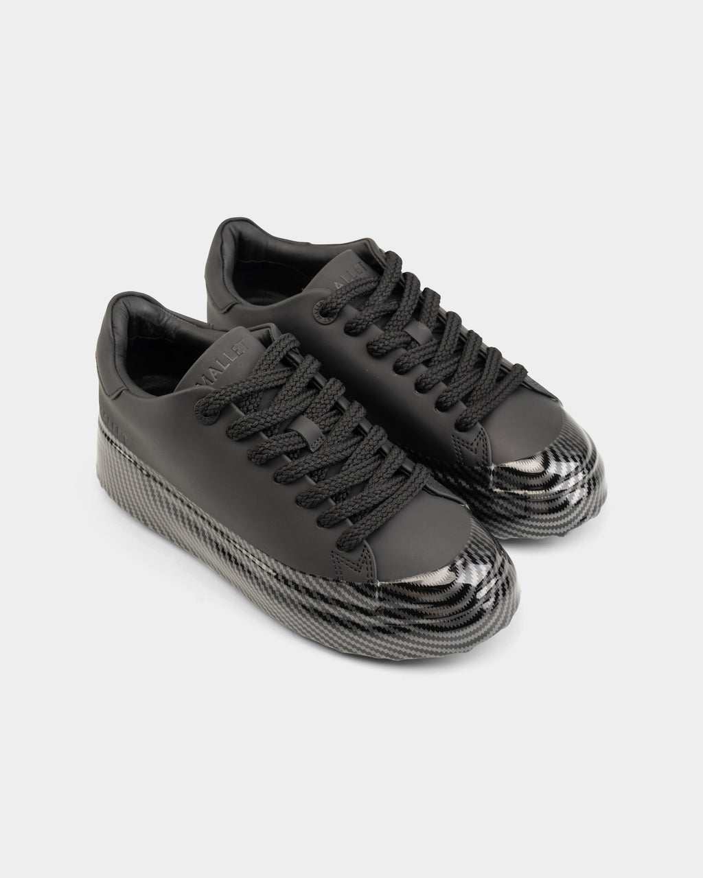 Mallet Men's GRFTR Lite Black Carbon Fibre Dip Sneaker | TE1154-CBF DIP