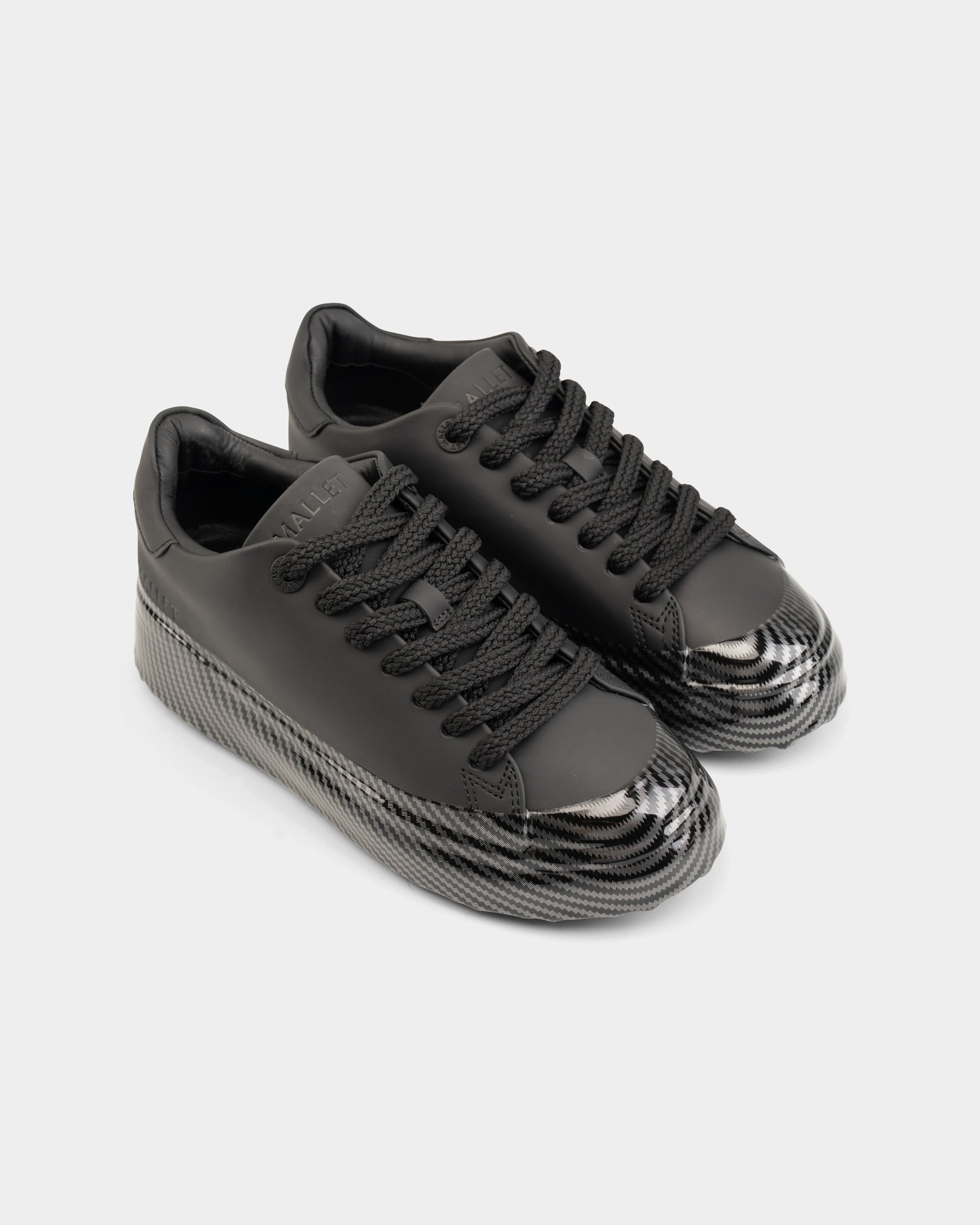 Mallet Men's GRFTR Lite Black Carbon Fibre Dip Sneaker | TE1154-CBF DIP