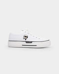 Karl Lagerfeld Men's Kampus Max NFT Lo Cnv White Canvas | KL95025A-911