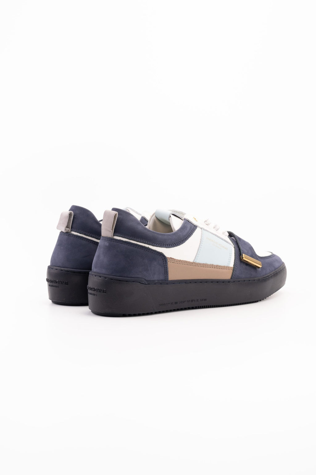 Android Homme Men's Point Dume Low Strap Nubuck/Gold Multicolour/Light Blue | AHP261-37
