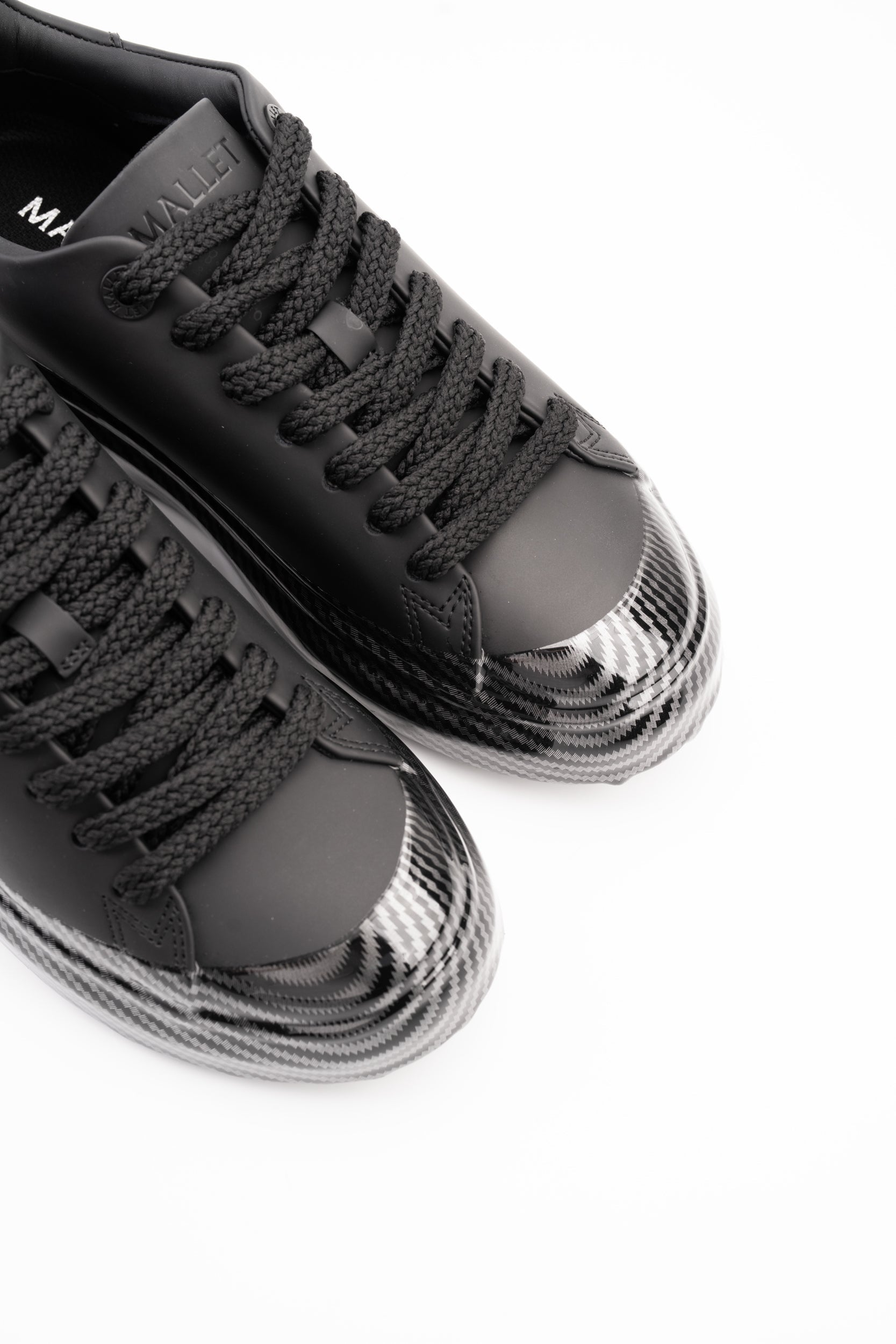 Mallet Men's GRFTR Lite Black Carbon Fibre Dip Sneaker | TE1154-CBF DIP