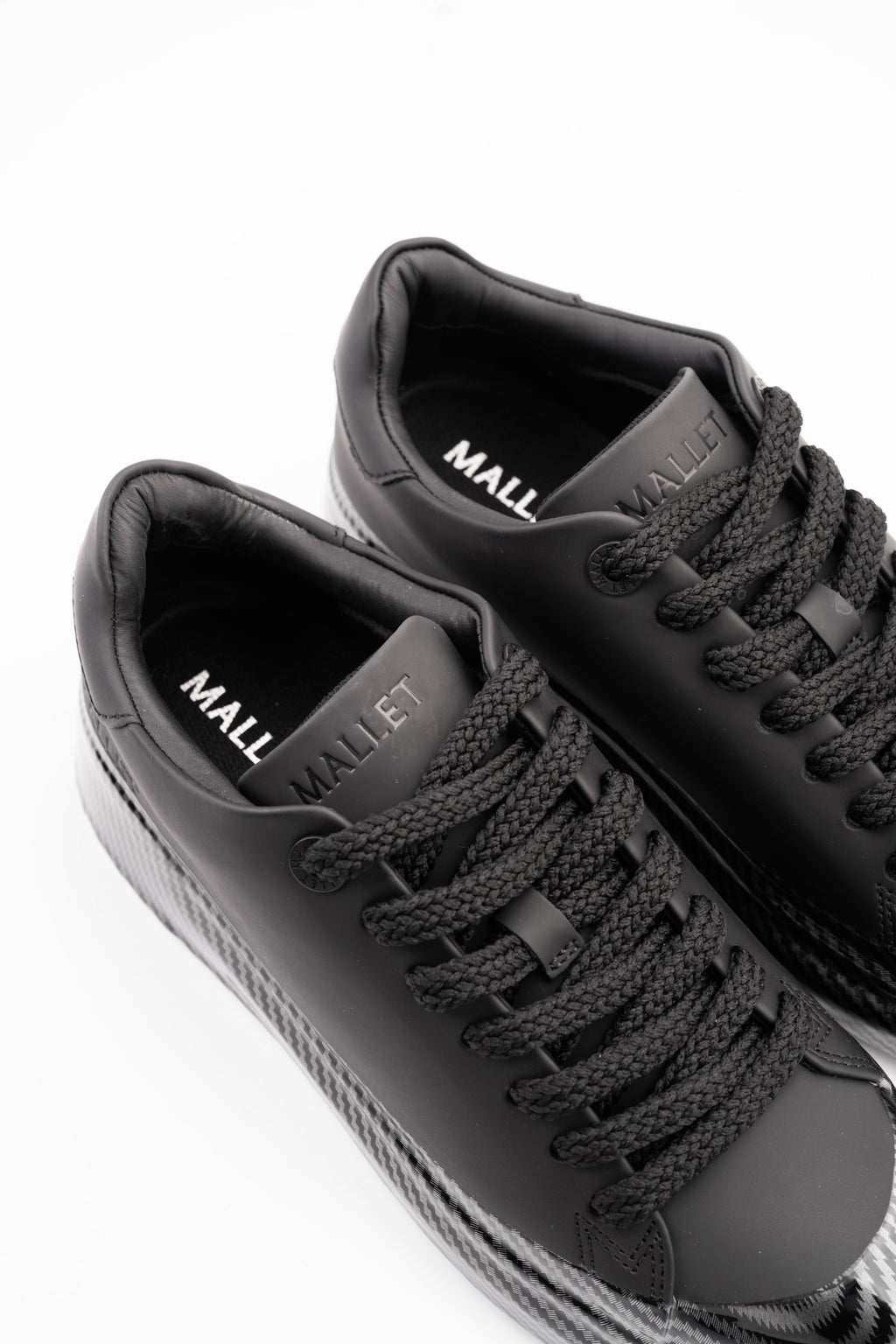 Mallet Men's GRFTR Lite Black Carbon Fibre Dip Sneaker | TE1154-CBF DIP