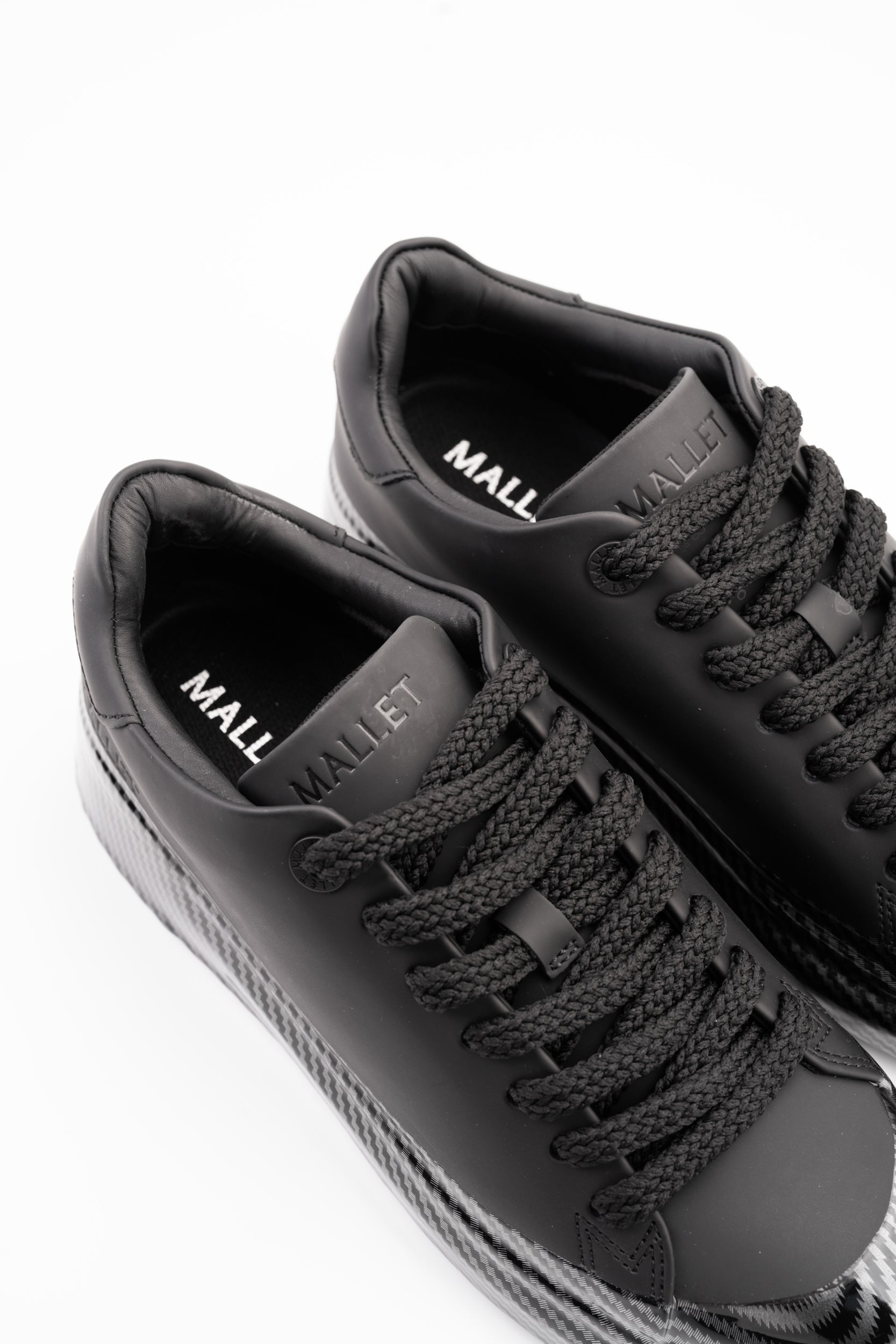 Mallet Men's GRFTR Lite Black Carbon Fibre Dip Sneaker | TE1154-CBF DIP