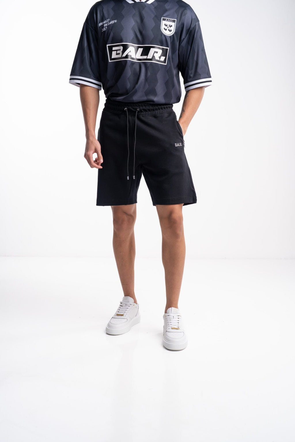 (Core) BALR Men's Q Series Regular Fit Shorts | B1431.1061-Jet Black