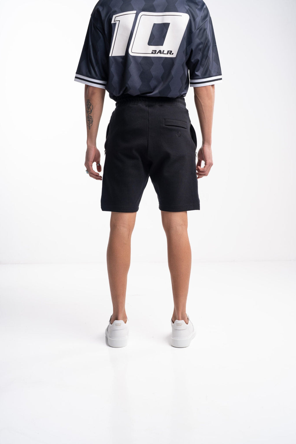 (Core) BALR Men's Q Series Regular Fit Shorts | B1431.1061-Jet Black