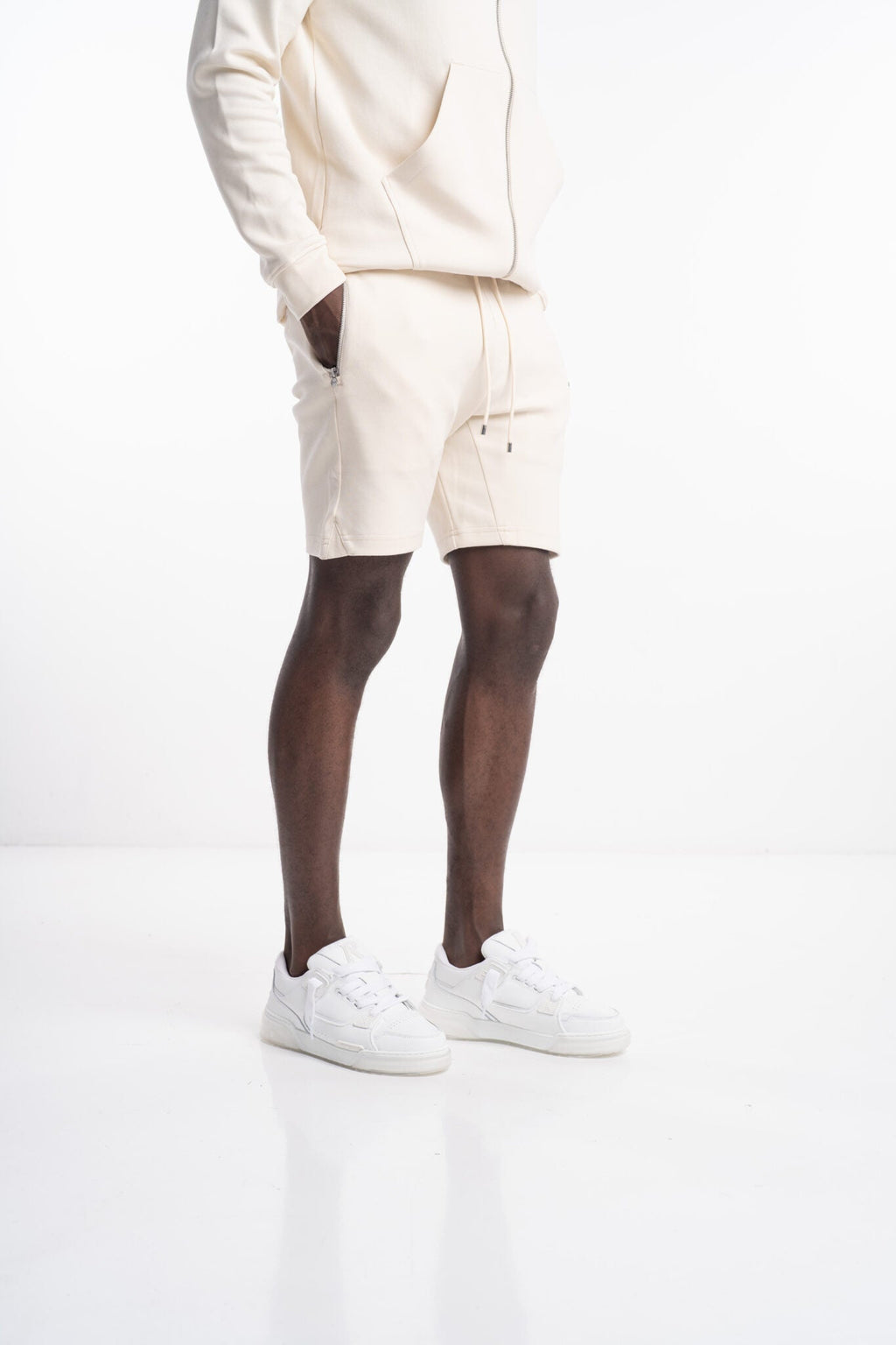 (Core) BALR Men's Q Series Regular Fit Shorts | B1431.1061-White Swan