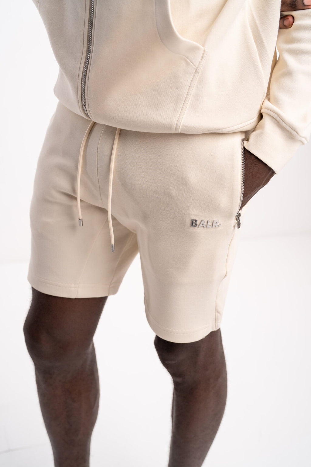 (Core) BALR Men's Q Series Regular Fit Shorts | B1431.1061-White Swan