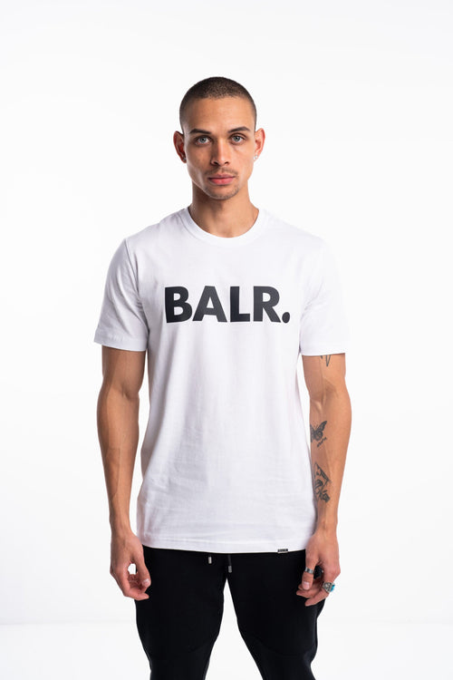 (Core) BALR Men's Brand Straight T Shirt | B1112.1048-Bright White