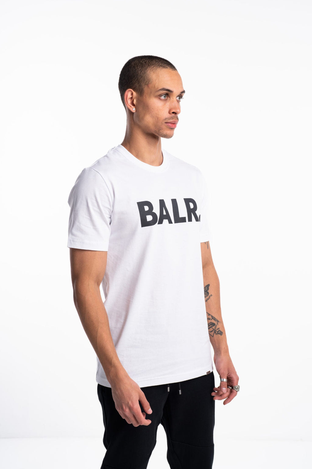(Core) BALR Men's Brand Straight T Shirt | B1112.1048-Bright White