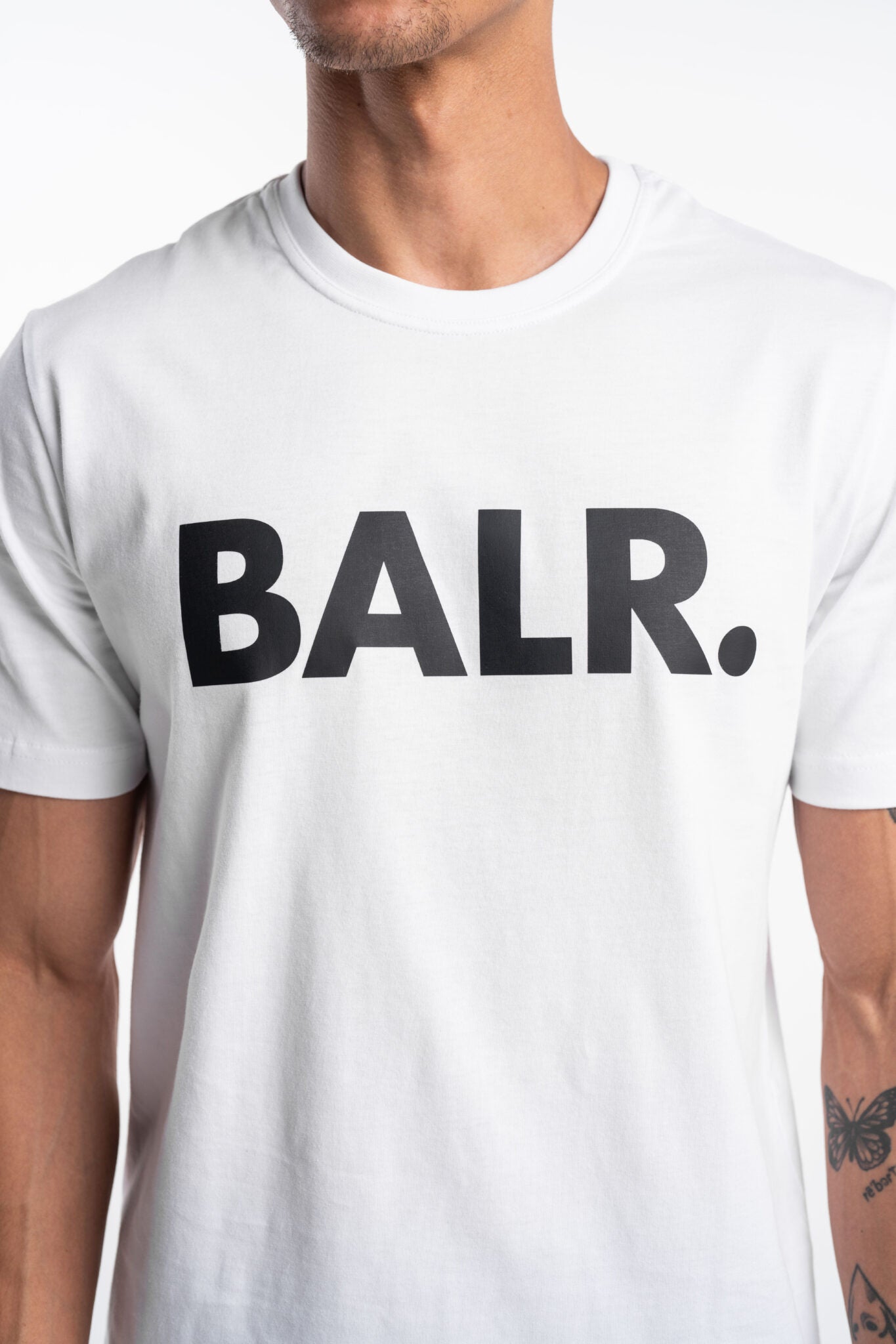 (Core) BALR Men's Brand Straight T Shirt | B1112.1048-Bright White