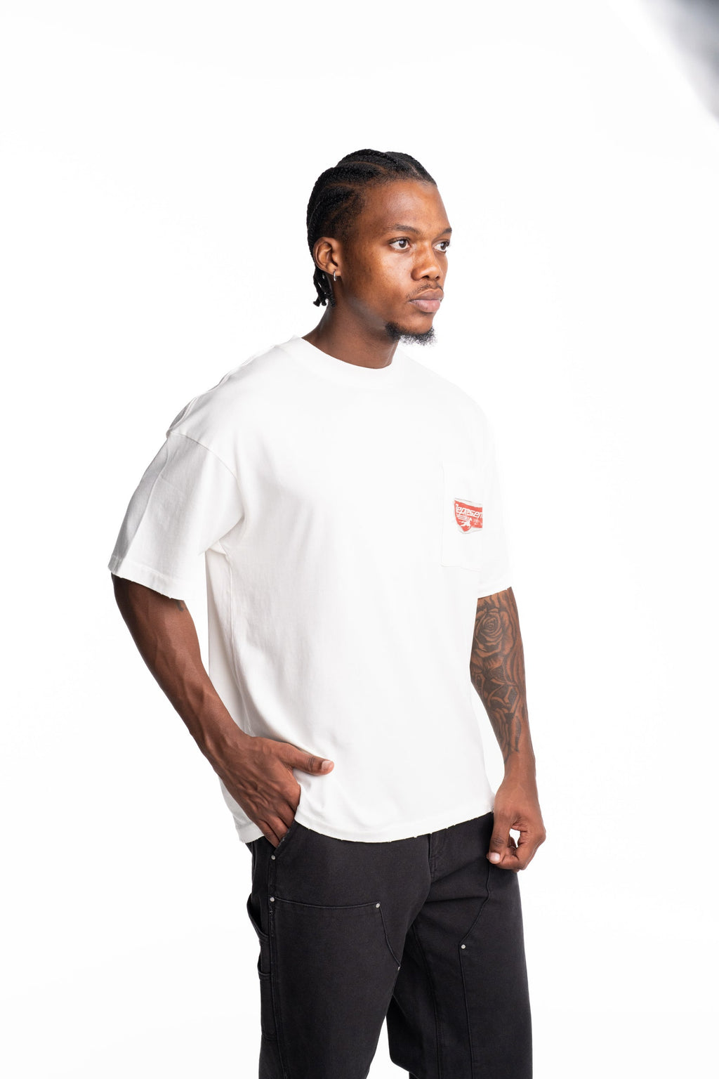 Represent Men's Nothing Faster T Shirt | MLM100596-72-Flat White