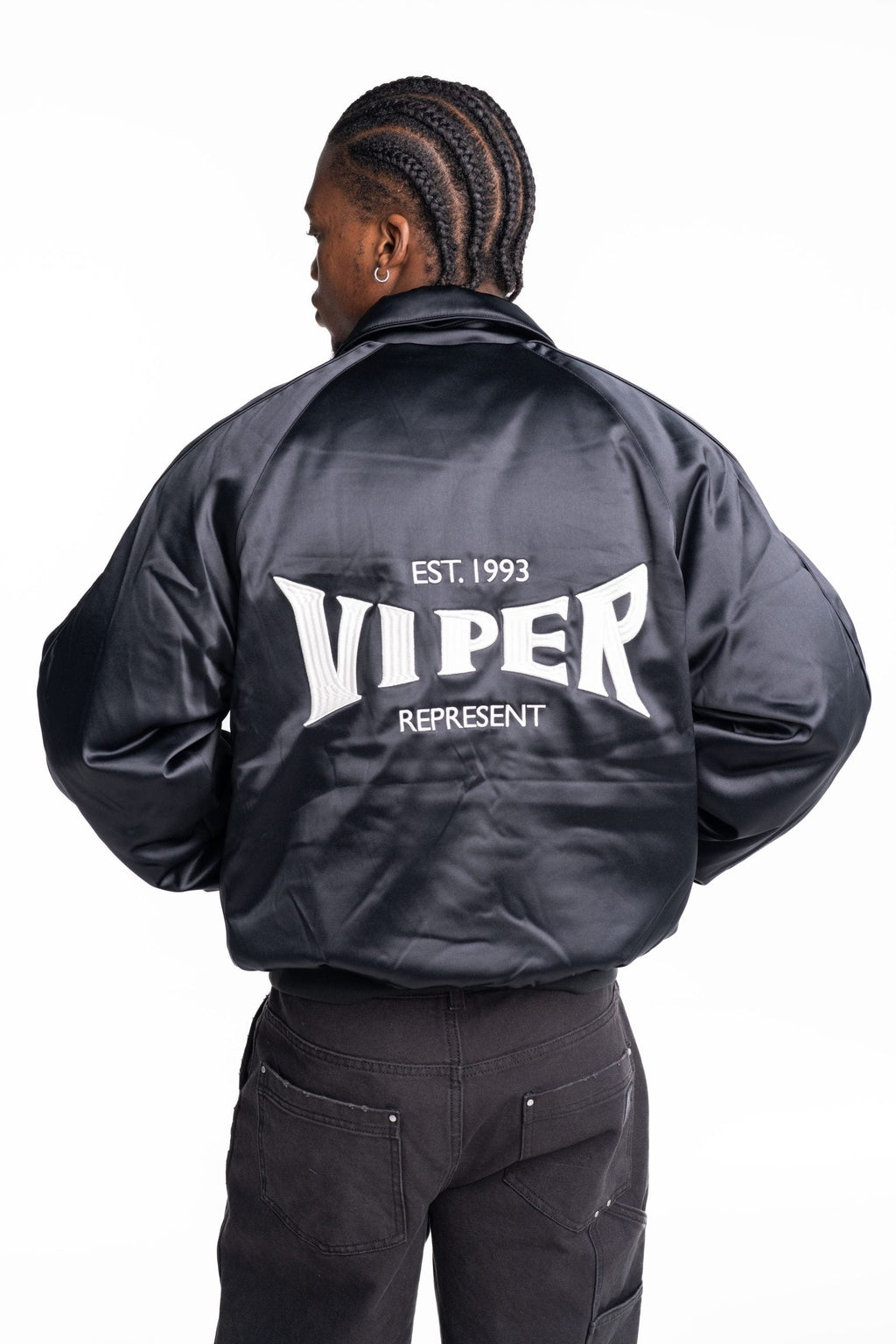 Represent Men's Viper Souvenier Jacket | MLM100539-01-Jet Black
