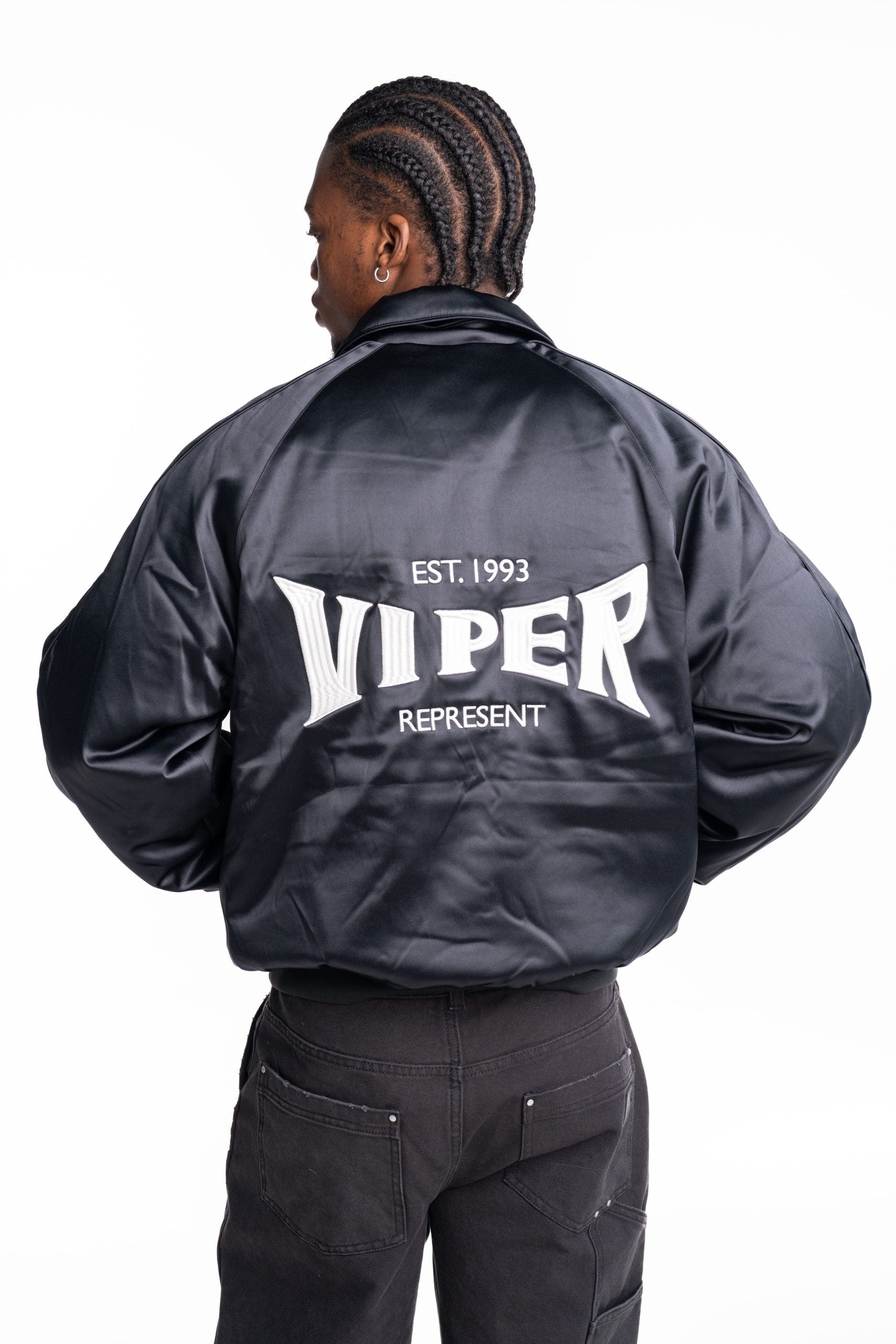 Represent Men's Viper Souvenier Jacket | MLM100539-01-Jet Black