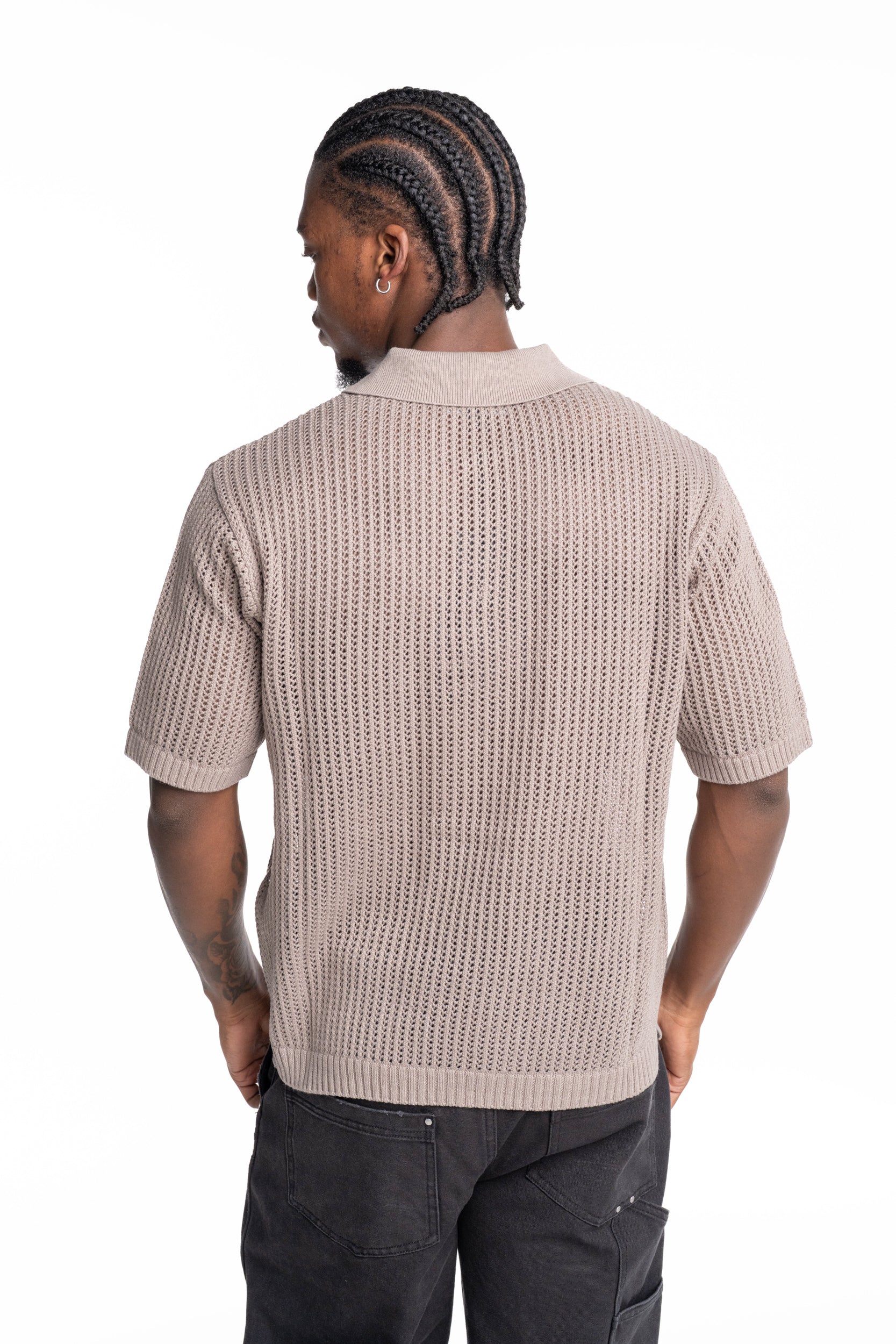 Represent Men's Beverly Knit Polo | MLM100725-37-Vintage Khaki