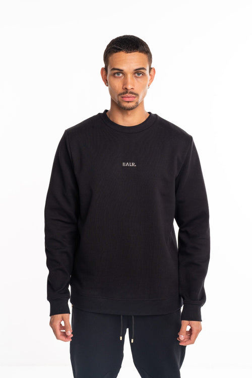 (Core) BALR Men's Q Series Regular Fit Crewneck | B1262.1074-Jet Black