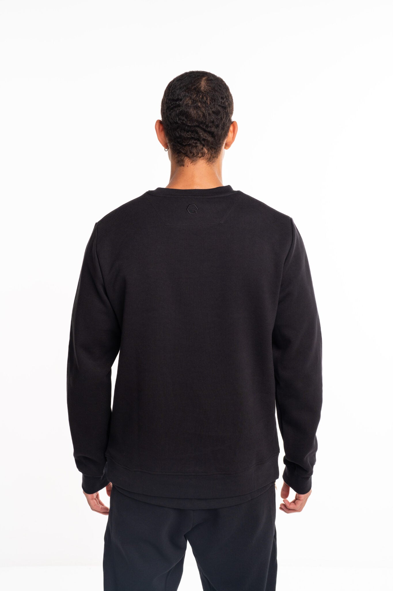 (Core) BALR Men's Q Series Regular Fit Crewneck | B1262.1074-Jet Black